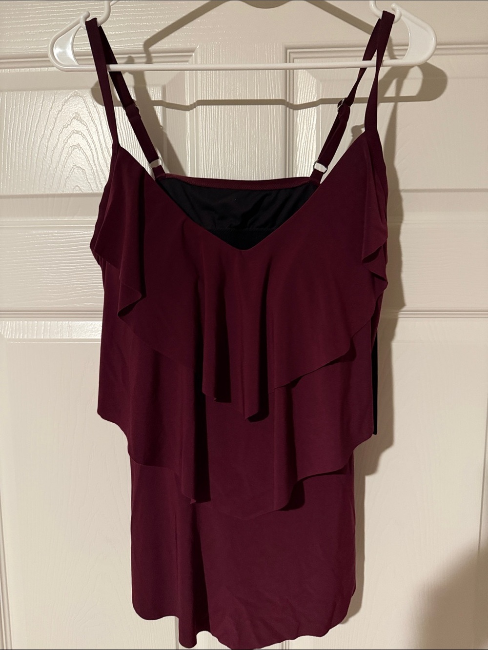 Burgundy Swim Top - Picture 1 of 6